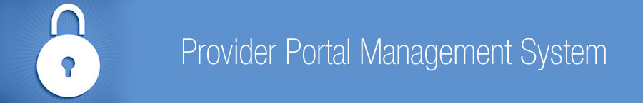 Provider Portal Management System